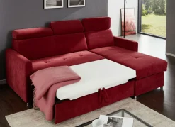 Polsterecke mit Schlaffunktion und Bettkasten