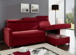 Polsterecke mit Schlaffunktion und Bettkasten