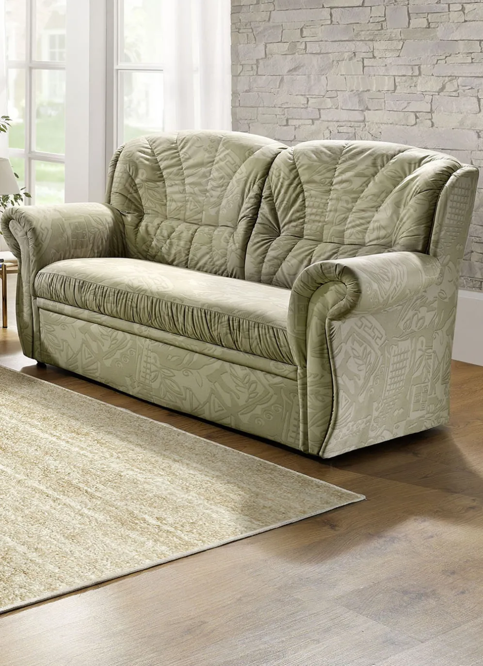 Polstermöbel mit angenehmem Mikrovelours-Bezug