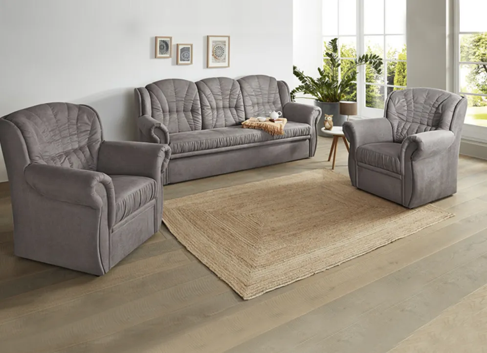 Polstermöbel mit angenehmem Mikrovelours-Bezug