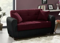 Polstermöbel mit Bettfunktion und Bettkasten