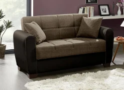 Polstermöbel mit Bettfunktion und Bettkasten