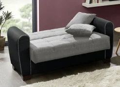 Polstermöbel mit Bettfunktion und Bettkasten