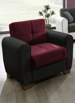 Polstermöbel mit Bettfunktion und Bettkasten