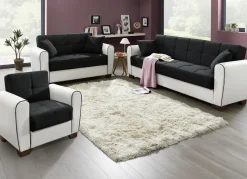 Polstermöbel mit Bettfunktion und Bettkasten