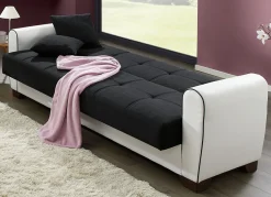 Polstermöbel mit Bettfunktion und Bettkasten