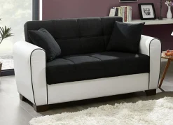 Polstermöbel mit Bettfunktion und Bettkasten