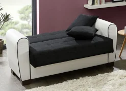 Polstermöbel mit Bettfunktion und Bettkasten