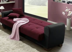 Polstermöbel mit Bettfunktion und Bettkasten