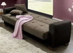 Polstermöbel mit Bettfunktion und Bettkasten