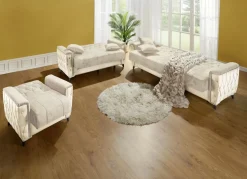 Polstermöbel mit Bettkasten und Liegefunktion