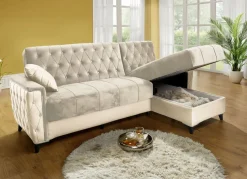 Polstermöbel mit Bettkasten und Liegefunktion