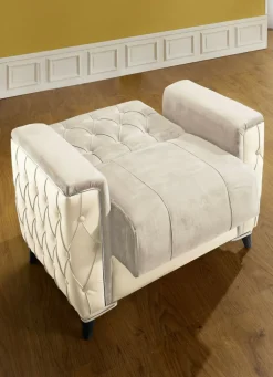 Polstermöbel mit Bettkasten und Liegefunktion