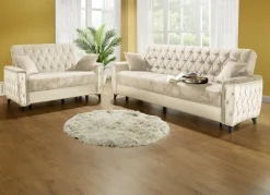 Polstermöbel mit Bettkasten und Liegefunktion