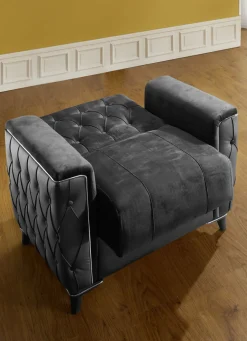 Polstermöbel mit Bettkasten und Liegefunktion