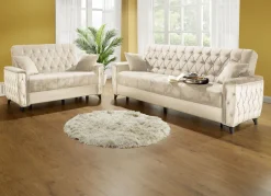 Polstermöbel mit Bettkasten und Liegefunktion