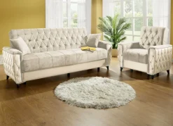 Polstermöbel mit Bettkasten und Liegefunktion