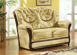 Polstermöbel mit Bezug aus echtem Leder