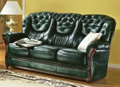 Polstermöbel mit Bezug aus echtem Leder