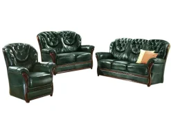 Polstermöbel mit Bezug aus echtem Leder