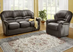 Polstermöbel mit Bezug aus echtem Leder