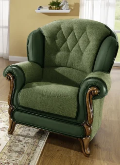 Polstermöbel mit edlen Holzchatosen