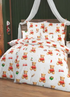 Polycotton-Bettwäsche-Garnitur mit Reißverschluss