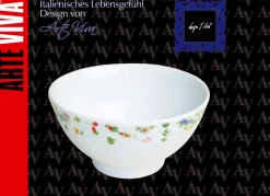 Porzellan-Geschirr Millefiori aus hochwertigem weißen Porzellan