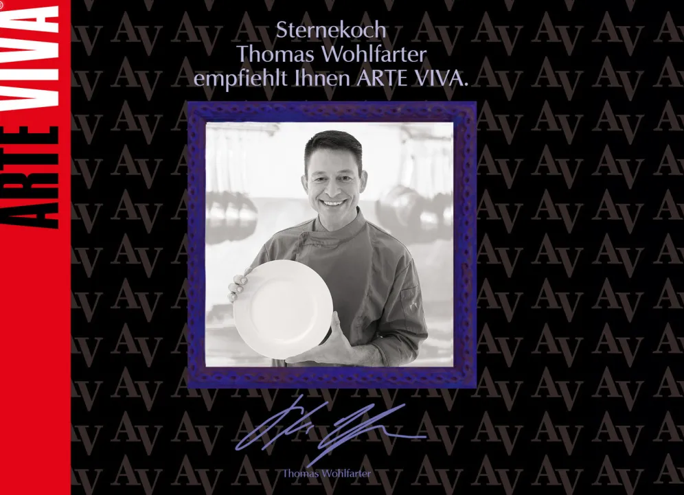 Porzellan-Geschirr Millefiori aus hochwertigem weißen Porzellan