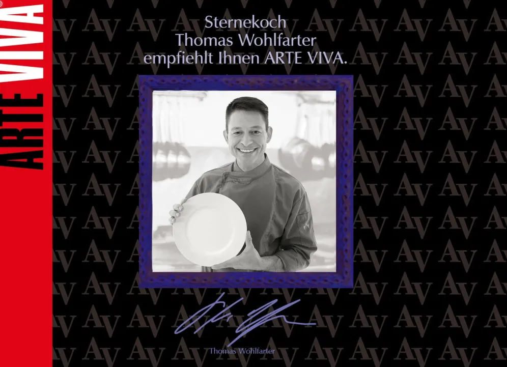 Porzellan-Geschirr Millefiori aus hochwertigem weißen Porzellan