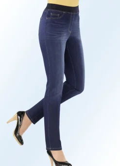 Power-Stretch-Jeans in Schlupfform
