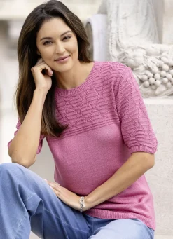 Pulli mit dezentem Glanz