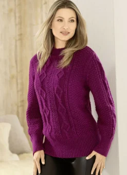 Pullover aus Melangegarn