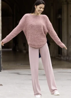 Pullover aus Melangegarn