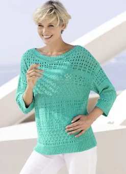 Pullover in Feinbouclé