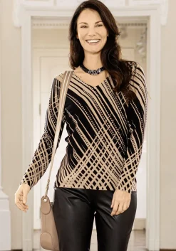 Pullover in Feinstrick