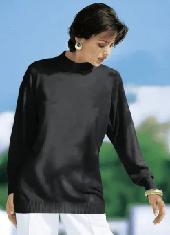 Pullover in Feinstrick mit Schurwolle