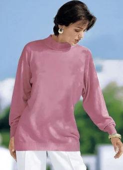 Pullover in Feinstrick mit Schurwolle