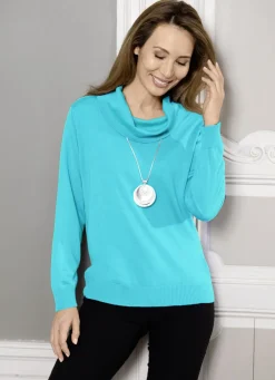 Pullover in Feinstrick mit Schurwolle