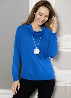 Pullover in Feinstrick mit Schurwolle