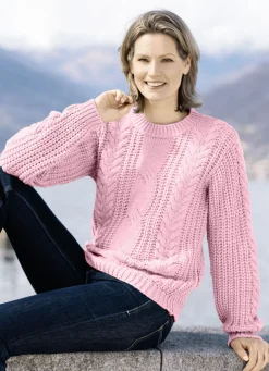 Pullover in Grobstrick