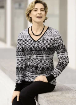 Pullover in Jacquard-Dessin