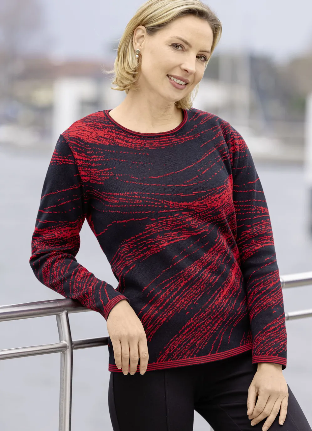 Pullover in Jacquardmuster