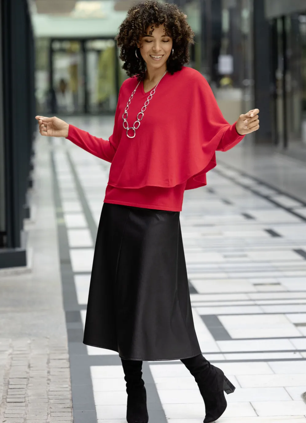 Pullover in 2-Lagen-Look