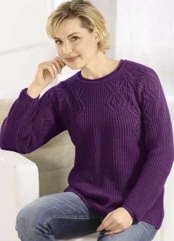 Pullover in Perlfang