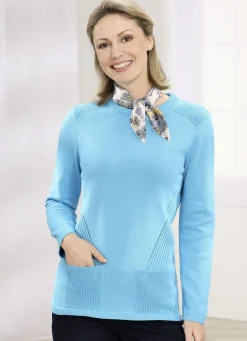 Pullover in Strickmix