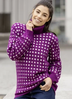 Pullover in Strukturdessin