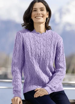 Pullover in Strukturmix