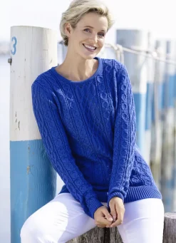 Pullover in Strukturmustermix