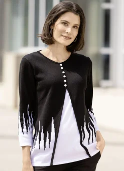 Pullover in Twinset-Optik